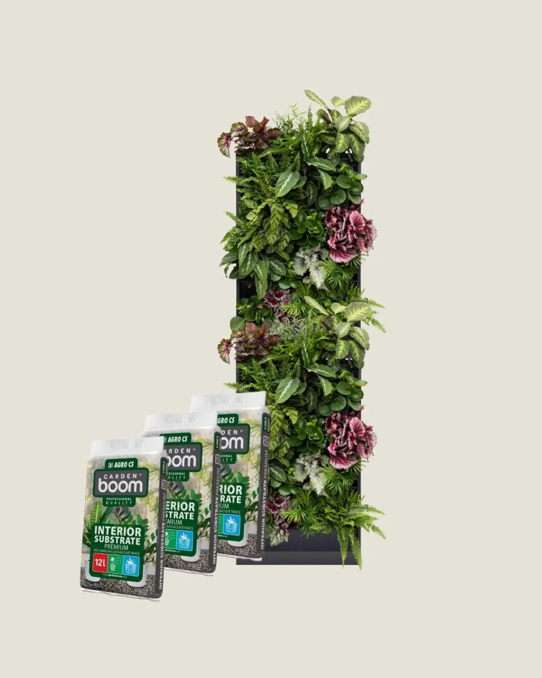Indoor-Set | 10x PlantBox + 3x Innensubstrat + Stopfen