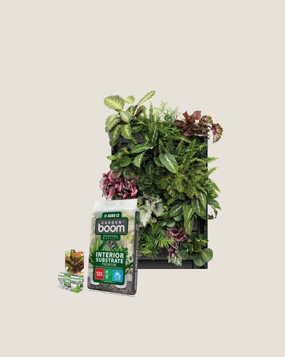 Indoor-Set | 3x PlantBox + Zimmerpflanzenerde + Zimmerpflanzendünger + Dünger