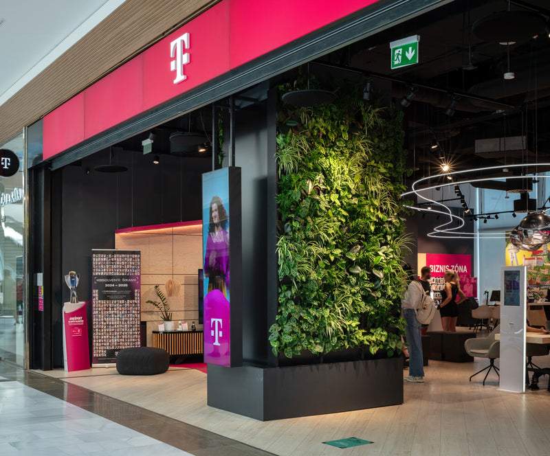 Živá stěna pro Telekom Centrum