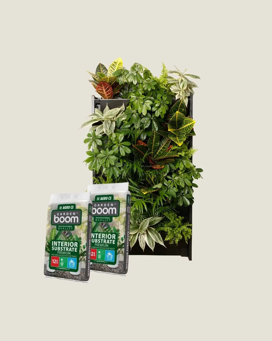 Indoor-Set | 5x PlantBox + 2x Zimmerpflanzenerde + Verschluss